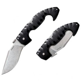 Cold Steel Spartan Folding Kopis 4-1/2" Carpenter CTS BD1 Stonewash Blade