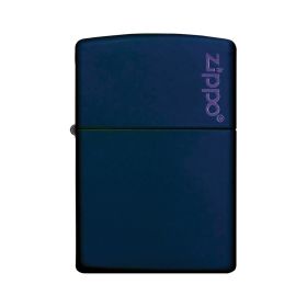 Zippo Windproof Lighter Navy Matte w/Zippo Logo
