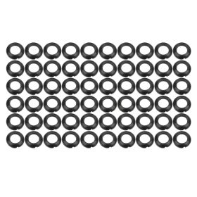60pcs Fishing Rod Building Silicone Elastic Winding Check Dress Ring Trim Ring Adapter13MM