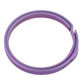 33mm Titanium Alloy Key Ring Side Pushing Keyring Outdoor Small Tool Keychain Accessories(Purple )