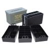 MTM Ammo Can Organizer Insert - Sold as 3-Pack 22 compartments Black