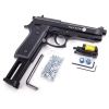 Crosman Full Auto Blowback P1 CO2 Pistol with Red Laser Sight - Black (BB)