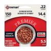 Crosman .22cal Premier Copper Magnum Domed Pellets - 14.4 Grain (150 Count)