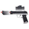 Game Face Single Shot Spring Power Airsoft Pistol with Tactical Casing with Red Dot