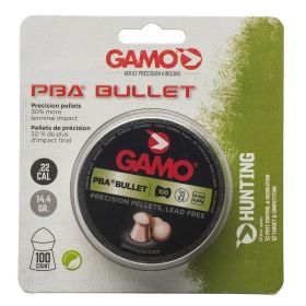Gamo PBA BULLET PELLETS .22 CAL. QTY OF 100 - BLISTER PK