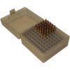 MTM Ammo Box 100 Round Flip-Top 223 204 Ruger 6x47 Clear Smoke