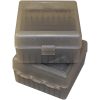 MTM Ammo Box 100 Round Flip-Top 223 204 Ruger 6x47 Clear Smoke