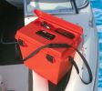 MTM Sportsmens Plus Utility Dry Box ORing Sealed 19x13x15.1In Orange