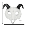Goat Mask Halloween Costume Party Animal Head Mask Ram Horn Head Mask