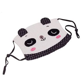 [Lovely Panda] Embroidered Applique Dust Pollen Face Mask / Flu Mask / Respirator (5.9*4.3)