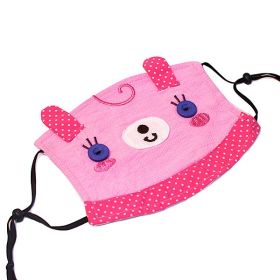 [Lovely Rabbit] Embroidered Applique Dust Pollen Face Mask / Flu Mask / Respirator (5.9*4.3)