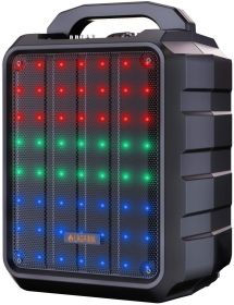 LPS-200 Portable 8-Inch 800 Watt 2-Way PA Speaker System, Dual Power Supply Mode