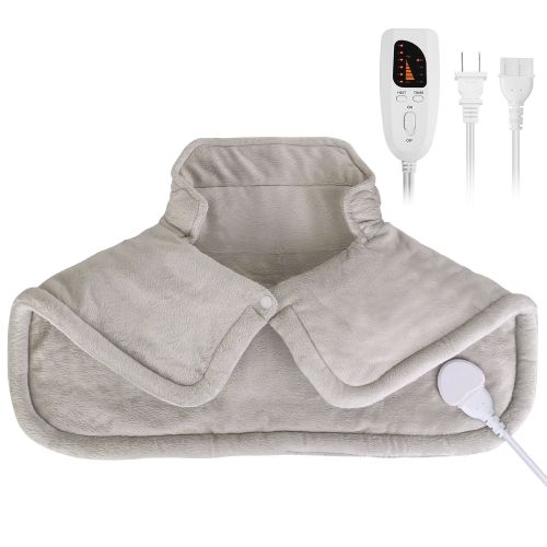 22.4x16.3in Large Weighted Heating Pad for Neck and Shoulders Electric Fast Heating Mat Neck Wrap Cushion Pain Relief 22.4x16.3in Large Weighted Heating Pad for Neck and Shoulders Electric Fast Heating Mat Neck Wrap Cushion Pain Relief