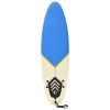 Surfboard 66.9" Blue and Cream