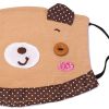 [Lovely Bear] Embroidered Applique Dust Pollen Face Mask / Flu Mask / Respirator (5.9*4.3)