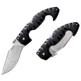 Cold Steel Spartan Folding Kopis 4-1/2" Carpenter CTS BD1 Stonewash Blade
