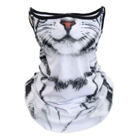 Unisex 3D Print Sunscreen mask Headband Face Mask Covering (Style: S3)