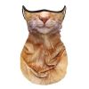 Unisex 3D Print Sunscreen mask Headband Face Mask Covering