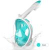 Underwater Snorkeling Full Face Swimming Mask Set; Scuba Diving Respirator Masks Anti Fog Safe Breathing For Kids Adult Swimming Diving Beach