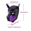 Dog Masque With Ears Soft Rubber Animal Dog Masks Full Head Puppy Masque