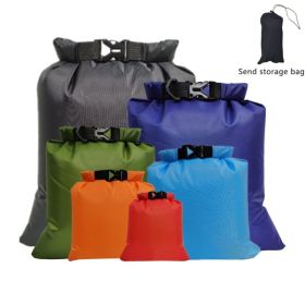 6 Pcs/Set Waterproof Dry Bag Pack Sack Outdoor Swimming Bag Ultralight Camping Floating Sailing Canoing Boating Storage Pouch (Color: A 6 pcs multi)