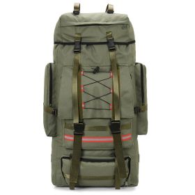 130L Outdoor Extra Large Backpack Travel Bag Tent Camping Rescue Super Capacity Luggage Backpack for men and women (Color: green)