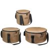 Multifunctional Portable Dutch Oven Canvas Storage Pouch Storage Bags Cooking Utensils Organizer for Outdoor Activities BBQ
