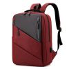 Anti Theft Laptop Backpack Travel Backpack Airline Approved Waterproof College School Bag With USB Charging Port For Men Women