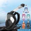 Snorkeling Mask; Full Face Snorkeling & Diving Mask With 180° Panoramic View With Longer Vent Tube; Waterproof; Anti-Fog & Anti-Leak Technology Mask;